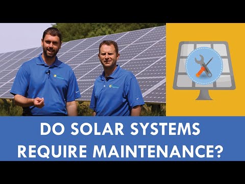 Do Solar Systems Require Maintenance?