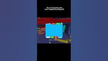 Day 1 of checking mail!