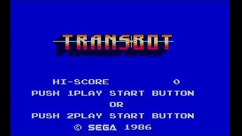 Transbot SEGA Master System Longplay