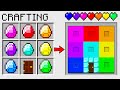 HOW TO CRAFT a RAINBOW HOUSE in MINECRAFT? SECRET RECIPE *WoW*