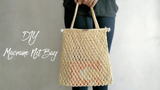 DIY | Macrame Net Bag | Macrame Tote Bag