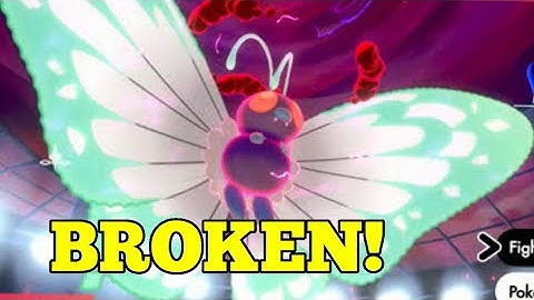 Catch G-Max Butterfree! Hidden Ability Tinted Lens & Compound Eyes. Gigantamax Pokemon Sword Shield