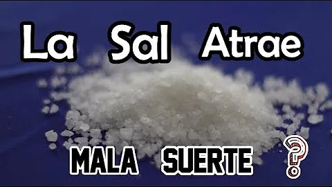 ¿Es la sal un regalo de buena suerte?