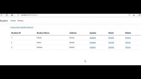 Visual Studio Code Asp.Net Core Mvc İle Sql Server Veri Tabanı Bağlantısı Kurma Verileri Listeleme
