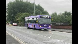 First Potteries Buses in Fenton Tuesday 2nd August 2022