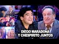 Maradona y Chespirito juntos: El día que Diego no pudo contener la emoción al conocer a su ídolo