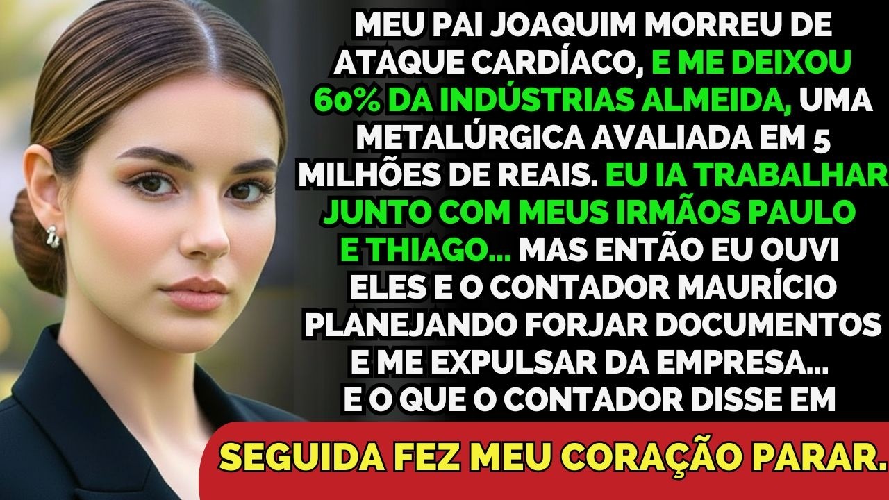 Herdei 60% Da Empresa Do Meu Pai Com 5 Milhões — E Ouvi Meus Irmãos Planejando Me Roubar Tudo