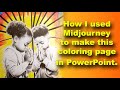 How i used midjourney to create a coloring page in powerpoint