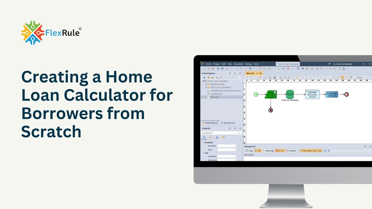 Creating a Home Loan Calculator for Borrowers from Scratch - YouTube