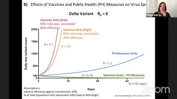 Somente vacinas não vão conter variante Delta - Dra. M. Gasperowicz (Legendado PT-BR)