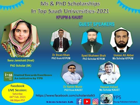 MS & PhD Scholarships In Top Saudi Universities-2021 (KFUPM & KAUST)