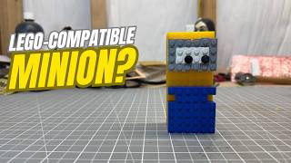 Minion Inspired 3D Printed Lego Compatible Letter I Overture Pla