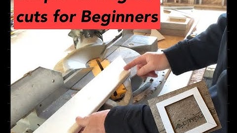 How to cut basic 45 degree angles