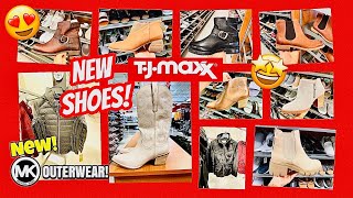 TJ MAXX NEW BOOTIES BOOTS HANDBAGS NEW MICHAEL KORS OUTERWEAR SHOP WITH ME NEW FINDS