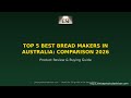 Top 5 best bread makers in Australia: comparison 2026 #ad #Shorts