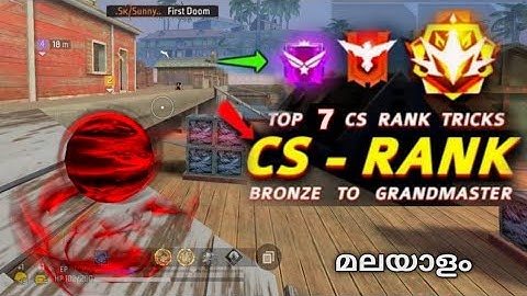 Top 7 Tips Cs Rank 😍 All Match Win 💯 Free Fire Cs Rank Tips And Tricks മലയാളം | Gwmbro