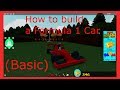 How to Build a Basic Formula 1 Car (Easy)