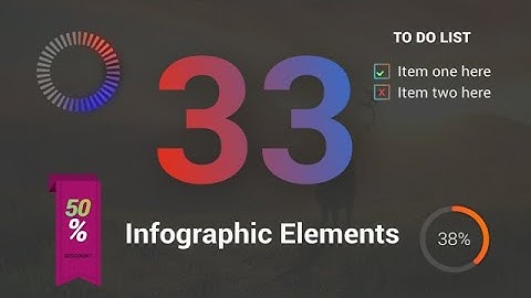 33 Infographic Elements Pack After Effects Templates