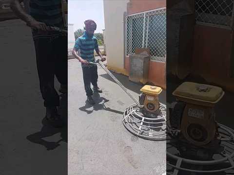 دمك وتنعيم الخرسانة بعد انتهاء اعمال العزل عزل كومبو   