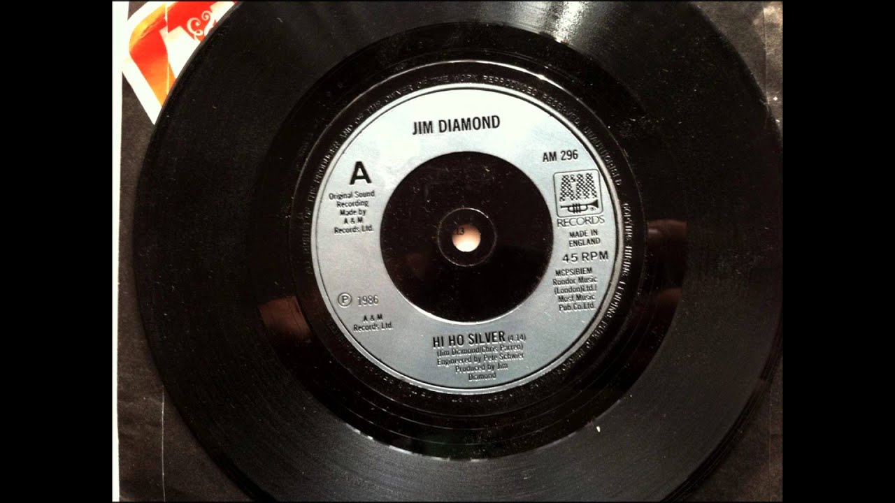 Hi Ho Silver , Jim Diamond , 1986 Vinyl 45RPM