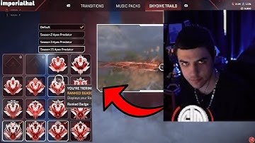TSM ImperialHal reacts to *NEW* Season 16 Pred badges & Sky dive trails!