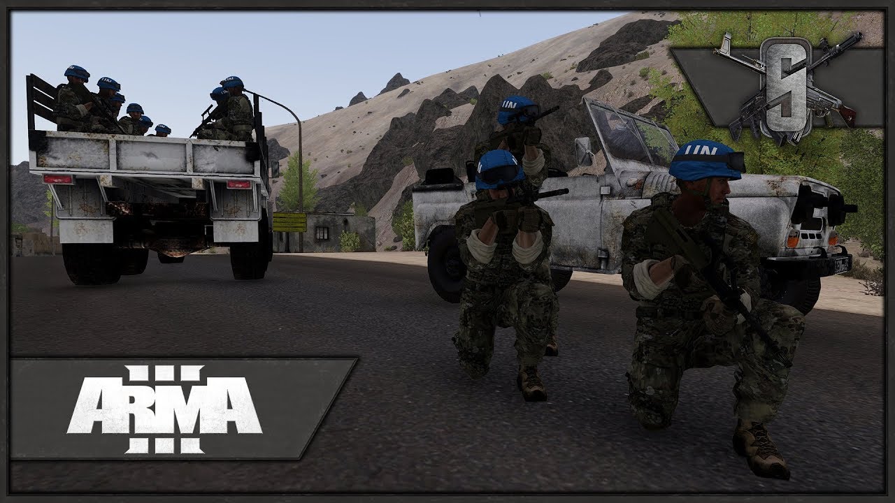 UN Convoy Ambush and Daring Extract - ArmA 3 Zeus Gameplay 1440p60