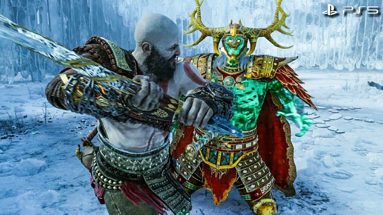 God of War Ragnarok Kratos vs Rey Hrólf Kraki 4K 60FPS Español