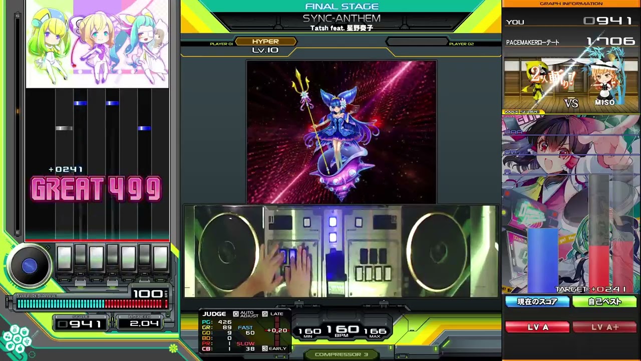 beatmania IIDX】SYNC-ANTHEM / Tatsh feat. 星野奏子 - YouTube