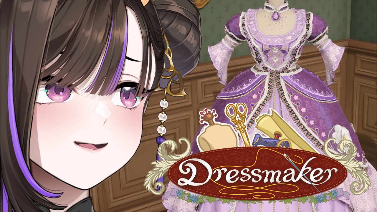 【Dressmaker】 A POPULAR COZY GAME?! I simply MUST craft these dresses!! 👗🧵