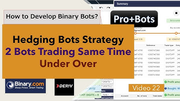 How to Develop 2 Hedging Binary Bots?  | Earn Money Online | Pro+Bots #22