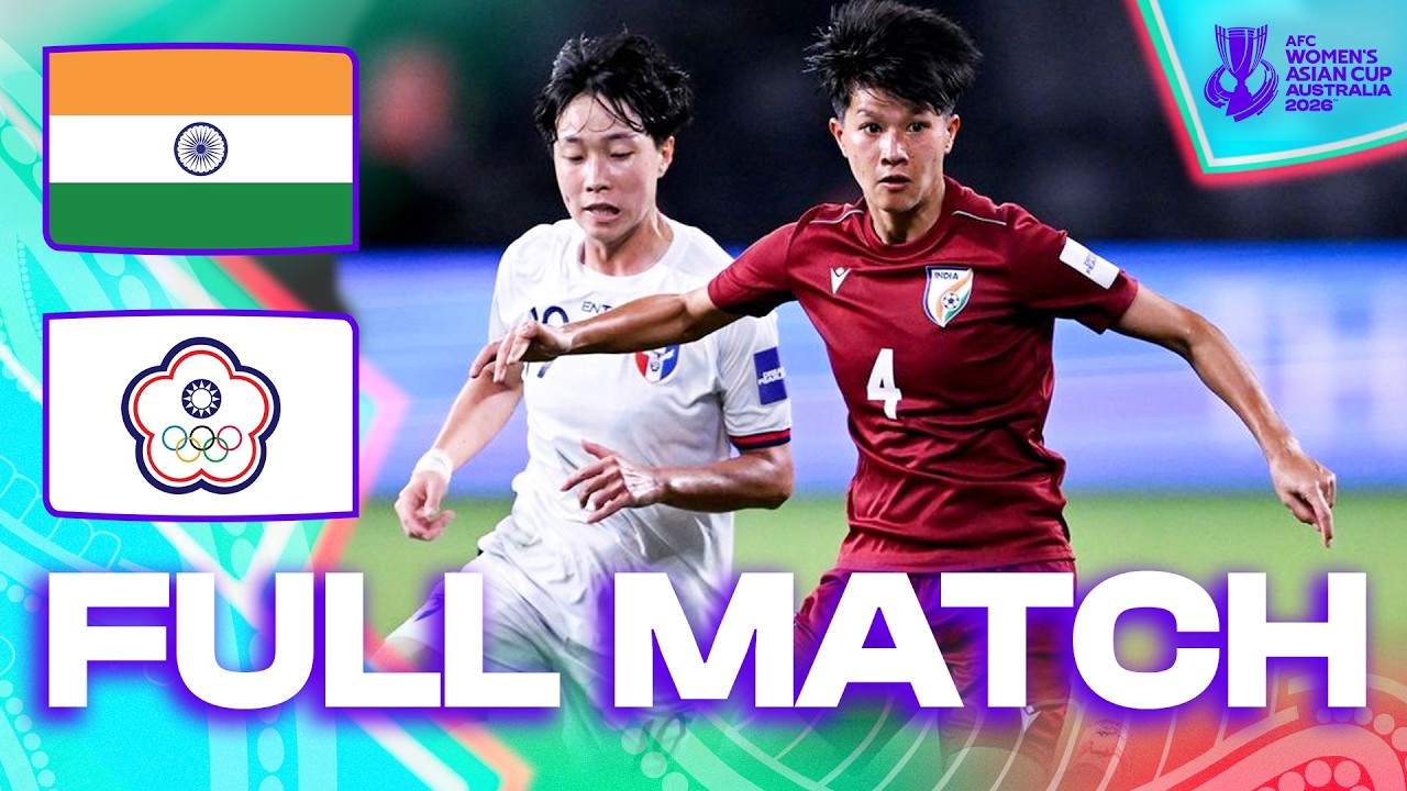 🔴 LIVE | India vs Chinese Taipei | AFC Women's Asian Cup™ 2026