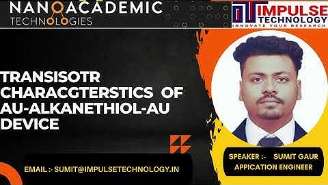Transistor Characteristics of Au-alkanethiol-Au Device using NanoDcal Software