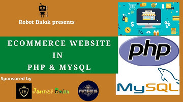 E commerce website in Object oriented php & mysql| part-0| Robot Balok
