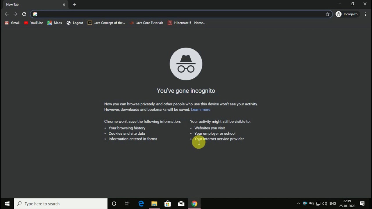 How To Start Incognito Mode in Google Chrome on Windows10 | Enable