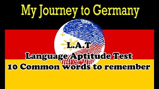 L.A.T | Language Aptitude Test | Telc Pflege | Filipino to Germany/ German Language Training