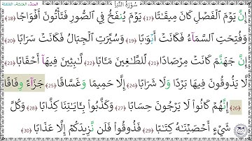 سورةُ النّبأ (17 - 30) عبد الملك عقيل