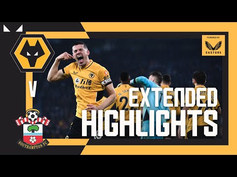 Saints given their marching orders | Wolves 3-1 Southampton | Extended Highlights