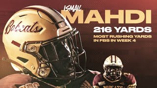 Ismail Mahdi rushes for 216 yards to help Texas State rally past Nevada 35-24