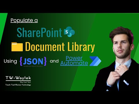 Populate a SharePoint