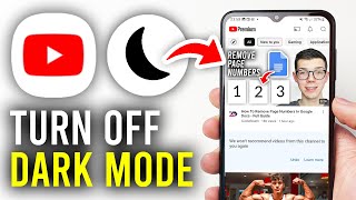 How To Turn Off Dark Mode On YouTube App On Android &amp; iPhone - Full Guide