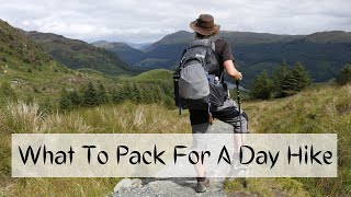 What To Pack For A Day Hike In The UK