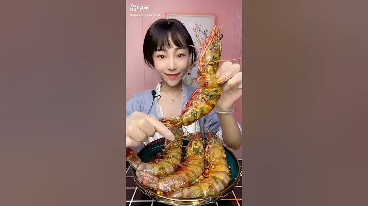 🤤🤤13 Huge RAW Shrimps 13只生腌黑虎虾#asmr #mukbang - 天天要闻