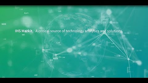 IHS Markit, a critical source of technology analytics and solutions.
