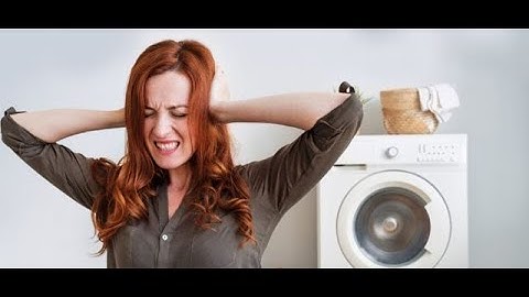 Hướng dẫn khắc phục máy giặt cửa trước rung và kêu to