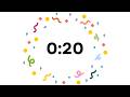 20 Second Countdown Timer - No Ending Sound