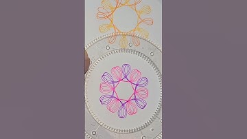 Spirograph 🩷💜 Pen Drawing ASMR #asmr #drawing #spirographdrawing #satisfying #viral #relax #shorts