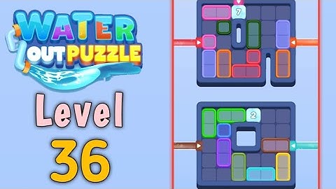 Water Out Puzzle Level 36 Walkthrough