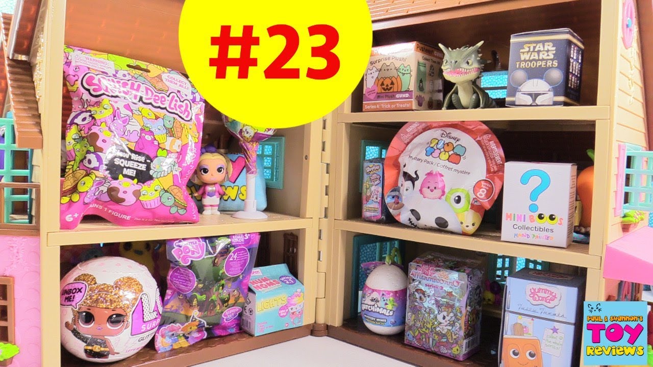 Blind Bag Dollhouse 23 Unboxing Disney LOL Glitter Surprise Toy Review