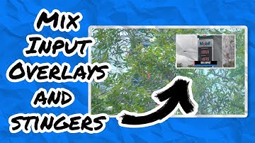How to add Overlays and Stingers to Mix Inputs.