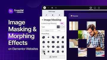 How to Add Image Masking and Morphing Effect on Elementor Website?